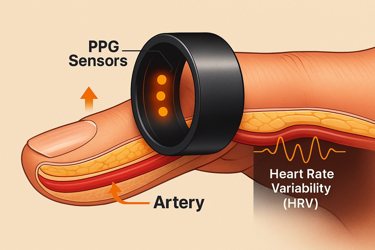 Smart ring sensor graphic